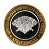 Image 1 : .999 Silver Stratosphere Las Vegas, NV $10 Casino Limited Edition Gaming Token