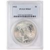 Image 1 : 1922 $1 Peace Silver Dollar Coin PCGS MS63