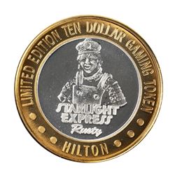 .999 Silver Hilton Las Vegas, Nevada $10 Casino Limited Edition Gaming Token