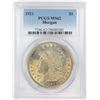 Image 1 : 1921 $1 Morgan Silver Dollar Coin PCGS MS62 Nice Toning