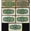 Image 2 : Lot of (7) Assorted Date Twenty-Five Cents Dominion of Canada Notes