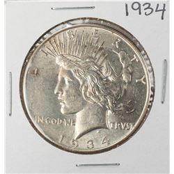 1934 $1 Peace Silver Dollar Coin