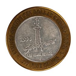 .999 Silver Stratosphere Las Vegas, Nevada $10 Casino Limited Edition Gaming Token