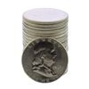 Image 1 : Roll of (20) Brilliant Uncirculated 1963 Franklin Half Dollar Coins