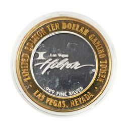 .999 Silver Hilton Las Vegas, Nevada $10 Casino Limited Edition Gaming Token