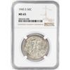 Image 1 : 1945-S Franklin Half Dollar Coin NGC MS65