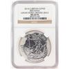 Image 1 : 2014 Great Britain 2 Pound Lunar Horse Obverse Mule Silver Coin NGC MS69 PL Spotted