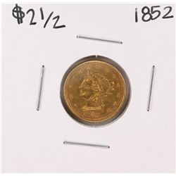 1852 $2 1/2 Liberty Head Quarter Eagle Gold Coin