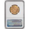 Image 2 : 1883 $10 Liberty Head Eagle Gold Coin NGC MS62