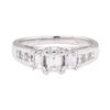Image 2 : 18KT White Gold 1.00 ctw Diamond Ring