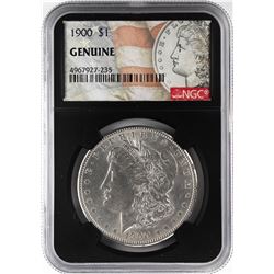 1900 $1 Morgan Silver Dollar Coin NGC Genuine