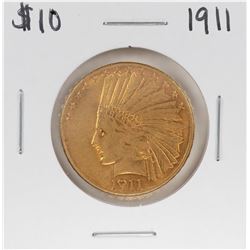 1911 $10 Indian Head Eagle Gold Coin