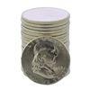 Image 1 : Roll of (20) Brilliant Uncirculated 1963 Franklin Half Dollar Coins