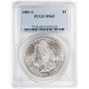 Image 1 : 1881-S $1 Morgan Silver Dollar Coin PCGS MS65