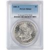 Image 1 : 1881-S $1 Morgan Silver Dollar Coin PCGS MS64