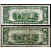 Image 2 : Lot of 1934 & 1934A $20 Hawaii WWII Emergency Issue Federal Reserve Notes