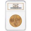Image 1 : 1914-D $20 St. Gaudens Double Eagle Gold Coin NGC MS64