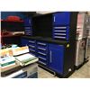 Image 2 : STEELMAN 7' WORK BENCH WITH 18 DRAWERS & 2 CABINETS 86" X 23" X 67" - DRAWERS WITH LOCK &