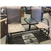 Image 2 : SEASONAL TRENDS DOUBLE GLIDER WITH CONSOLE (APPROX 54.5"L X 22'W) - NEW IN BOX
