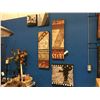 Image 1 : 5 ART DECO PRINTS ON CANVAS (APPROX 19.5" X 19.5", 11.5" X 35.5" X 2, 12 " X 12" & 11" X 11")