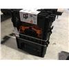 Image 2 : PAIR OF WORX CLAMPING SAWHORSES (27" X 18") 1000LBS WITH 2 X DIRECT MOUNT QUICK CLAMPS