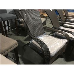 PATIOFLARE MUSKOKA CHAIR  - BROWN WITH CUSHION - MSRP $160