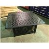 Image 2 : CLIFFSIDE 48" X 48" PROPANE FIRE TABLE - 40,000 BTUS, STAINLESS STEEL BURNER, CAST ALUMINUM TABLE,