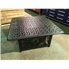 Image 2 : CLIFFSIDE 48" X 48" PROPANE FIRE TABLE - 40,000 BTUS, STAINLESS STEEL BURNER, CAST ALUMINUM TABLE,