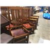 Image 1 : SET OF 8 OAK CHAIRS