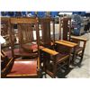 Image 2 : SET OF 8 OAK CHAIRS