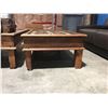 Image 2 : RECLAIMED DOOR COFFEE TABLE - (APPROX 55" X 31") -  NO GLASS