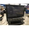 Image 1 : SANYO VIZON FLAT SCREEN HD 50" TV WITH STAND ON CASTERS