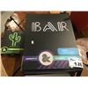 Image 1 : AMPED & CO NEON "BAR" SIGN