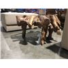 Image 2 : TEAK ROOT COFFEE TABLE - (APPROX 33" WIDE X 18" HIGH) - MSRP $1599