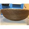 Image 3 : WOOD GRAIN CERAMIC SINK BASIN - COLOR RESEMBLES RINGS INSIDE A TREE, BASIN MEASURES APPROX 14"