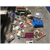 Image 1 : LARGE LOT OF ASSORTED FISHING TACKLE AND BOXES - LARGE & SMALL LURES, LOADED TACKLE BOX, SPINNERS