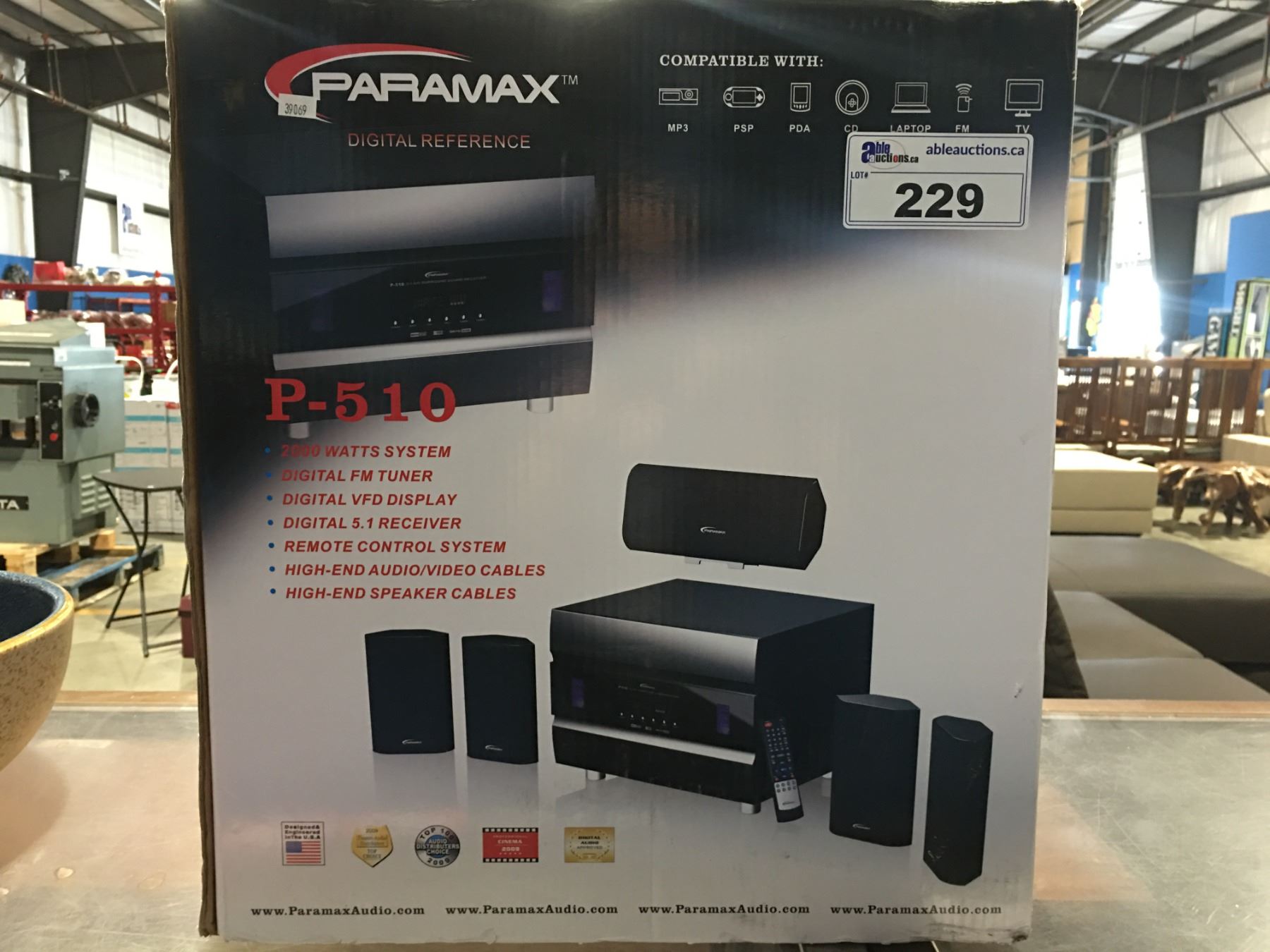 PARAMAX DIGITAL REFERENCE P 150 2000 WATTS SYSTEM
