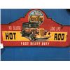 Image 2 : HOT ROD' SIGN APPROX 32" WIDE AND METAL PICKUP SIGN APPROX 19"