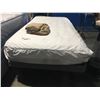 Image 1 : TWIN SIZE MATTRESS ON BED FRAME