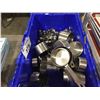 Image 1 : BOX OF ASSTD STAINLESS STEEL MEASURING CUPS AND SPOONS