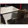 Image 1 : LAUNDRY SINK, VARIOUS CEILING LIGHTS, SPRAYER, VENT COVER ETC.