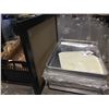 Image 1 : ALUMINUM COOKIE SHEETS (APPROX 12) BOX OF EXCALIBER FOOD DEHYDRATOR LINERS & FRAMED 23" X 17"
