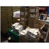 Image 2 : LARGE LOT OF WHEAT STRAW CLAMSHELLS (7" X 5" X 2") X 7 CASES - (500 PCS PER CASE), SABERT PULP TRAY