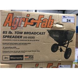 AGRI-FAB 85 LB BROADCAST SPREADER- NEW IN BOX