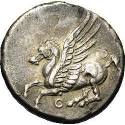 Akarnania, Thyrrheion. Ca. 350-250 B.C. AR stater (21 m Akarnania, Thyrrheion.