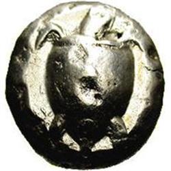 Aigina. Ca. 550-500 B.C. AR stater (17 mm, 12.10 g). Se Aigina.