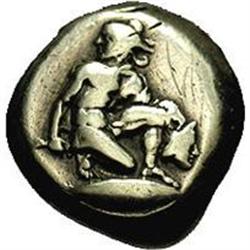 Mysia, Kyzikos. Ca. 5th-4ht centuries B.C. EL stater (1 Mysia, Kyzikos.