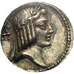 C. Piso L. f. Frugi. 67 B.C. AR denarius (17 mm). Laur C. Piso L. f. Frugi. 