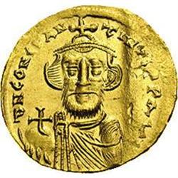 Constans II. A.D. 641-668. AV solidus (19 mm, 4.43 g). Constans II.