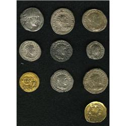 Lot of ten miscellaneous AV and AR coins. Includes: Pto Lot of ten miscellaneous AV and AR coins.